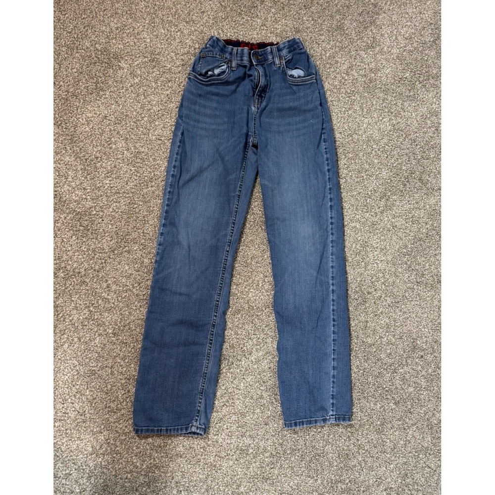 Levis 514 Straight Fit Jeans Youth 18 Reg Medium Wash Adjustable Waist 29x31
